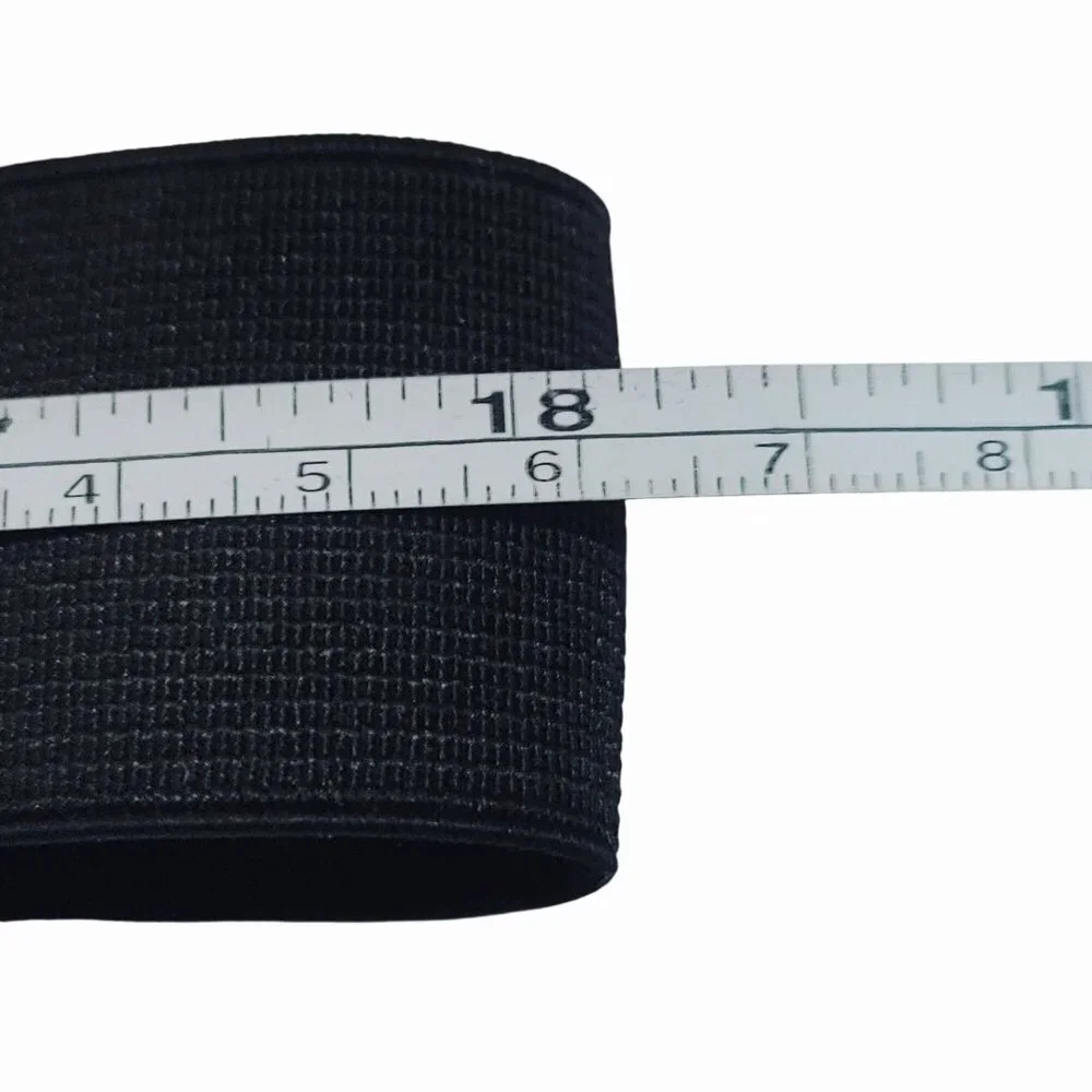 Under Armour Black Train Belt Adjustable Elastic Band Metal Buckle Unisex 22 36